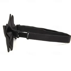 Men's Neckties Modern Contemporary Metal Solid Color Wedding Party Daily Wear