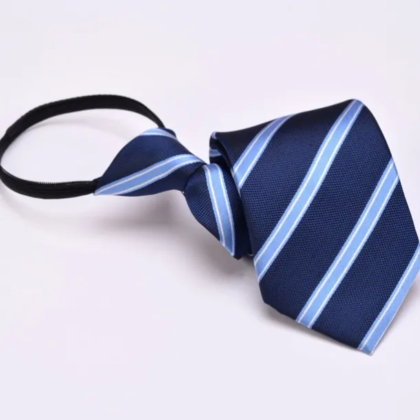 Men's Neckties Zip Tie Men Ties Zipper Tie Adjustable Bow Polka Dot Plain Striped Wedding Birthday Party