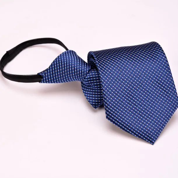 Men's Neckties Zip Tie Men Ties Zipper Tie Adjustable Bow Polka Dot Plain Striped Wedding Birthday Party