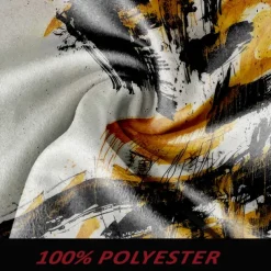 Men's Oil Painting Winter Coat Overcoat Coat With Pockets Casual Daily Wear Vacation Going out Print Front Pocket Fall & Winter Turndown Long Sleeve khaki