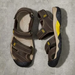 Men's Outdoor Hiking Sandals - Durable Open-Toe Design, Adjustable Straps, Anti-Slip Sole, Lightweight Sport Shoes for Summer Adventures