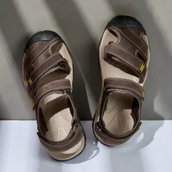 Men's Outdoor Hiking Sandals - Durable Open-Toe Design, Adjustable Straps, Anti-Slip Sole, Lightweight Sport Shoes for Summer Adventures