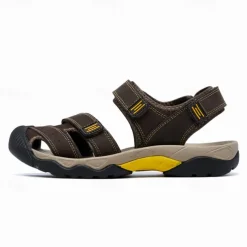 Men's Outdoor Hiking Sandals - Durable Open-Toe Design, Adjustable Straps, Anti-Slip Sole, Lightweight Sport Shoes for Summer Adventures
