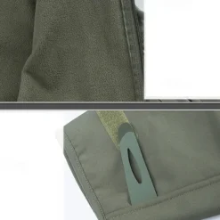 Men's Outdoor Jacket Softshell Jacket Hiking Jacket Winter Outdoor Patchwork Thermal Warm Fleece Lining Waterproof Windproof Fleece Jackets Warm Tactical Jacket Full Zip Climbing Camping / Hiking