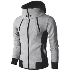 Men's Outdoor Jacket Winter Coat Winter Jacket Sports Outdoor Daily Wear Fall Winter Solid Color Regular Dark Gray Grey Jacket