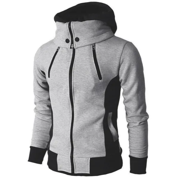 Men's Outdoor Jacket Winter Coat Winter Jacket Sports Outdoor Daily Wear Fall Winter Solid Color Regular Dark Gray Grey Jacket