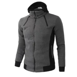 Men's Outdoor Jacket Winter Coat Winter Jacket Sports Outdoor Daily Wear Fall Winter Solid Color Regular Dark Gray Grey Jacket