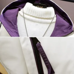 Men's Outdoor Jacket Winter Coat Puffer Jacket Parka Sports & Outdoor Warm Fall & Winter Solid / Plain Color Hooded Short Black White Khaki Army Green Jacket