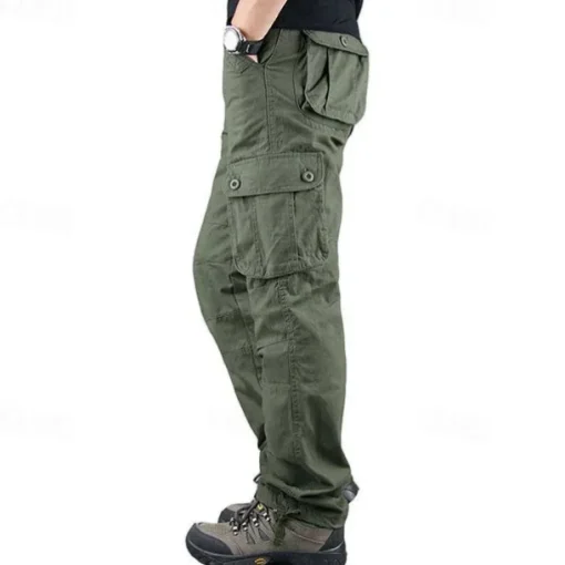 Men's Outdoor Pants Cargo Pants Hiking Pants Trousers Military Outdoor Regular Fit Waterproof Breathable Quick Dry Pants / Trousers Army Yellow Black Cotton Hunting Climbing Camping / Hiking / Caving