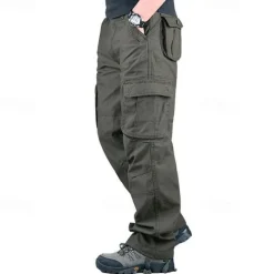 Men's Outdoor Pants Cargo Pants Hiking Pants Trousers Military Outdoor Regular Fit Waterproof Breathable Quick Dry Pants / Trousers Army Yellow Black Cotton Hunting Climbing Camping / Hiking / Caving