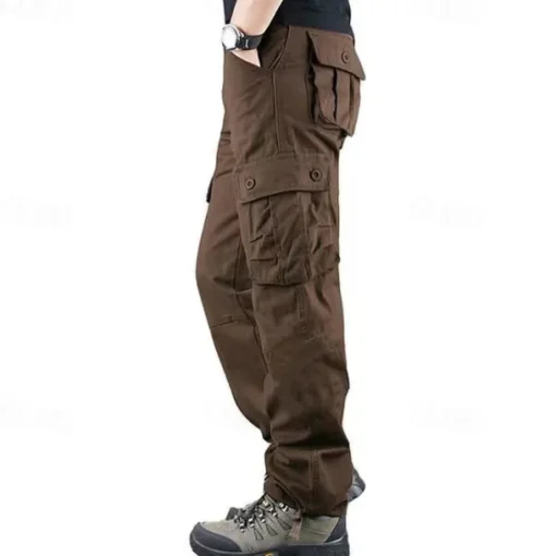Men's Outdoor Pants Cargo Pants Hiking Pants Trousers Military Outdoor Regular Fit Waterproof Breathable Quick Dry Pants / Trousers Army Yellow Black Cotton Hunting Climbing Camping / Hiking / Caving