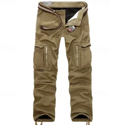 Men's Outdoor Pants Cargo Pants Hiking Pants Trousers Military Outdoor Regular Fit Warm Breathable Pants / Trousers Black Army Green Hunting Climbing Camping / Hiking / Caving 28 29 30 31 32