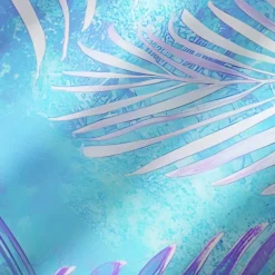 Men's Palm Leaf Tropical Plants Shirt Summer Hawaiian Shirt Button Up Shirt Short Sleeve Hawaiian Resort Vacation Holiday Beach Wear Summer Spring Turndown 3D Print Collared Shirts Blue Purple Green