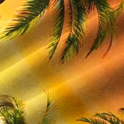 Men's Palm Tree Tropical Plants Shirt Summer Hawaiian Shirt Aloha Shirt Short Sleeves Shirt Turndown Tropical Fashion Hawaiian Outdoor Street Hawaiian Red Blue Orange S M L