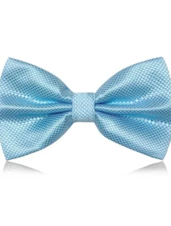Men's Party Work Bow Tie - Plaid 1 PC Formal bow tie male solid color marriage bow ties for men butterfly cravat bowtie butterflies Gentlemen Tuxedo Classic Pure Color Party