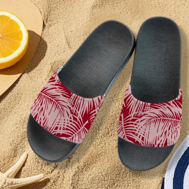 Men's Patchwork Designed Slide Sandals – Casual & Stylish Style for Men in Beach Vacations, Poolside Relaxing & Daily Summer Wear