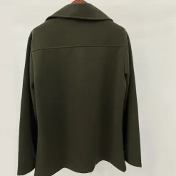 Men's Peacoat Trench Coat Daily Vacation Fall & Winter Polyester Thermal Warm Outerwear Clothing Apparel Fashion Classic Plain Pocket Lapel Double Breasted