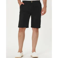 Men's Pink Shorts Shorts Chino Shorts Dress Shorts Bermuda shorts Pocket Plain Comfort Breathable Outdoor Daily Going out Fashion Casual Black Pink