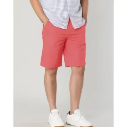 Men's Pink Shorts Shorts Chino Shorts Dress Shorts Bermuda shorts Pocket Plain Comfort Breathable Outdoor Daily Going out Fashion Casual Black Pink