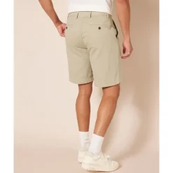 Men's Pink Shorts Summer Shorts Work Shorts Casual Shorts Buttons Pocket Plain Comfort Formal Party Work Fashion Classic Style Pink Khaki