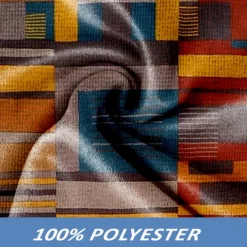 Men's Plaid Winter Coat Fleece Jacket Overcoat Thermal Comfortable Vintage Business Casual Party Evening Wear Daily Wear Buttons 3D Print Front Pocket Winter Turndown Long Sleeve Brown