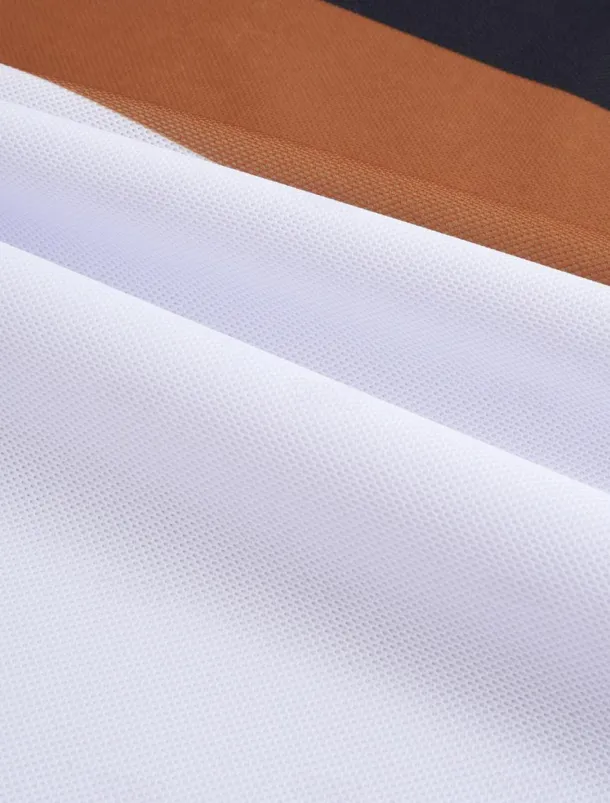 Men's Polo Shirt Button Up Polos Casual Sports Lapel Short Sleeve Fashion Basic Color Block Patchwork Summer Regular Fit Black White Red Navy Blue Dark Green Polo Shirt