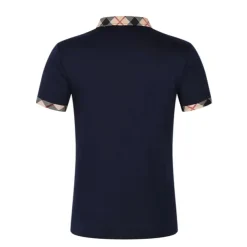 Men's Polo Shirt Button Up Polos Casual Holiday Lapel Short Sleeve Fashion Basic Plaid Color Block Patchwork Summer Regular Fit Black White Red Navy Blue Sky Blue Beige Polo Shirt
