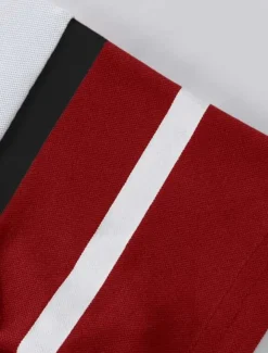 Men's Polo Shirt Golf Shirt Casual Holiday Classic Short Sleeve Fashion Basic Color Block Classic Summer Regular Fit Fire Red Black Pink Dark navy Polo Shirt