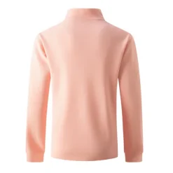 Men's Polo Shirt High Neck Outdoor Casual Lapel Quarter Zip Long Sleeve Fashion Basic Waves Solid / Plain Color Quarter Zip Spring & Fall Regular Fit Black White Dark Navy Blue Polo Shirt