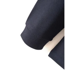 Men's Polo Shirt High Neck Outdoor Casual Lapel Quarter Zip Long Sleeve Fashion Basic Waves Solid / Plain Color Quarter Zip Spring & Fall Regular Fit Black White Dark Navy Blue Polo Shirt