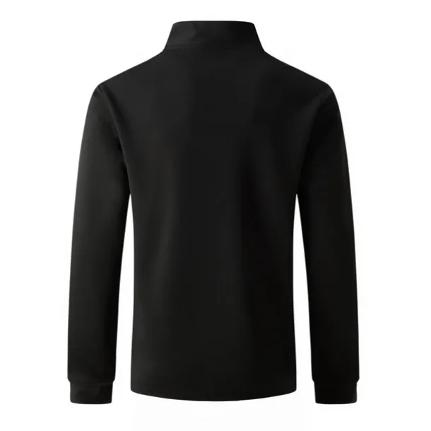 Men's Polo Shirt High Neck Outdoor Casual Lapel Quarter Zip Long Sleeve Fashion Basic Waves Solid / Plain Color Quarter Zip Spring & Fall Regular Fit Black White Dark Navy Blue Polo Shirt