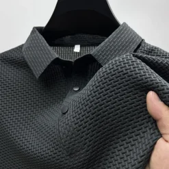 Men's Polo Shirts Golf Shirt Casual Holiday Classic Short Sleeve Fashion Basic Plain Buttons Summer Regular Fit Navy Black White Yellow Green Dark Blue Polo Shirts