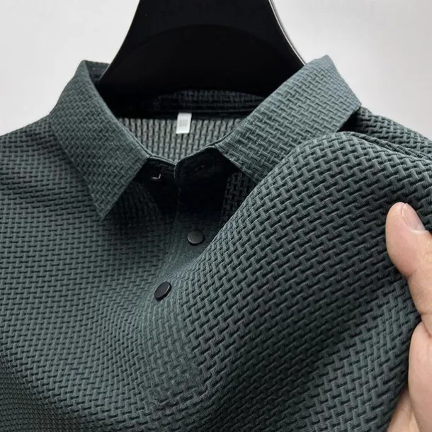 Men's Polo Shirts Golf Shirt Casual Holiday Classic Short Sleeve Fashion Basic Plain Buttons Summer Regular Fit Navy Black White Yellow Green Dark Blue Polo Shirts