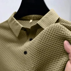 Men's Polo Shirts Golf Shirt Casual Holiday Classic Short Sleeve Fashion Basic Plain Buttons Summer Regular Fit Navy Black White Yellow Green Dark Blue Polo Shirts