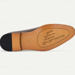 Men's Premium Cowhide Crocodile Print Oxford Shoes, Stylish Lace-Up Formal Footwear for Business and Special Occasions