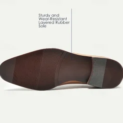 Men's Premium Cowhide Oxford Shoes - Vintage Brogue Lace-Up Dress Shoes with Intricate Engraved Detailing for Formal Occasions