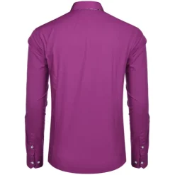 Men's Prom Shirt Tuxedo Shirts Paisley Party Outdoor Pink Long Sleeve Turndown Summer Spring Clothing Apparel Print
