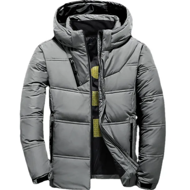 Men's Puffer Jacket Winter Autumn / Fall Down Thermal Warm Windproof Breathable Lightweight Black Red Dark Gray Vest