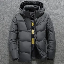 Men's Puffer Jacket Winter Autumn / Fall Down Thermal Warm Windproof Breathable Lightweight Black Red Dark Gray Vest