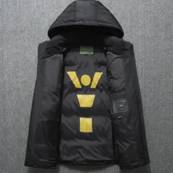 Men's Puffer Jacket Winter Autumn / Fall Down Thermal Warm Windproof Breathable Lightweight Black Red Dark Gray Vest