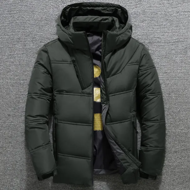 Men's Puffer Jacket Winter Autumn / Fall Down Thermal Warm Windproof Breathable Lightweight Black Red Dark Gray Vest