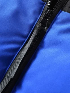 Men's Puffer Vest Padded Gilet Quilted Vest Daily Date Vacation Fashion Casual Fall & Winter Pocket Polyester Warm Comfortable Color Block Zipper Stand Collar Regular Fit Black Yellow Red Royal Blue