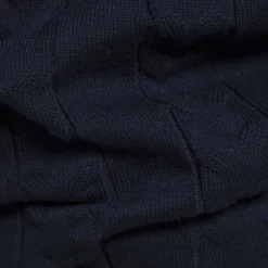 Men's Pullover Sweater Jumper Ribbed Knit Standing Collar Clothing Apparel Bishop Sleeve Spring & Fall White Navy Blue S M L