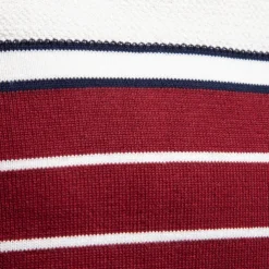 Men's Pullover Sweater Jumper Ribbed Knit Regular Tops Color Block Striped Crew Neck Knitwear Daily Outdoor Vacation Clothing Apparel Spring Fall Wine Navy Blue S M L