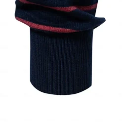 Men's Pullover Sweater Jumper Ribbed Knit Regular Tops Color Block Striped Crew Neck Knitwear Daily Outdoor Vacation Clothing Apparel Spring Fall Wine Navy Blue S M L