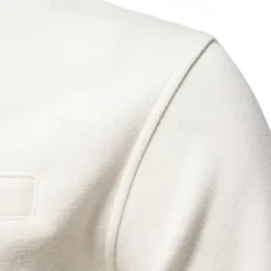 Men's Quarter Zip Hoodie White Half Zip Plain Casual Athletic Clothing Apparel Hoodies Sweatshirts Long Sleeve