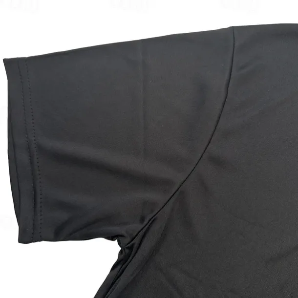 Men's Quarter Zip Polo Golf Shirt Daily Holiday Turndown Short Sleeve Fashion Basic Plain Spring & Summer Regular Fit Light Blue Black White Pink Wine Navy Blue Quarter Zip Polo