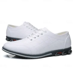 Men's Quilted Blue Faux Leather Sneakers - Stylish Lace-Up Casual Shoes with Durable Sole for Daily Wear and Outdoor Activities