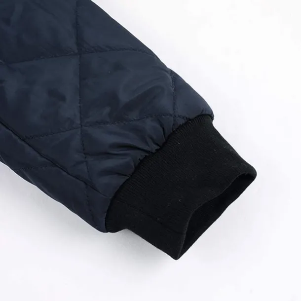 Men's Quilted Jacket Transition Jacket Going out Pocket Spring & Fall Plain Streetwear Standing Collar Regular Black Wine Blue Red Army Green Jacket