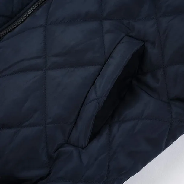 Men's Quilted Jacket Transition Jacket Going out Pocket Spring & Fall Plain Streetwear Standing Collar Regular Black Wine Blue Red Army Green Jacket